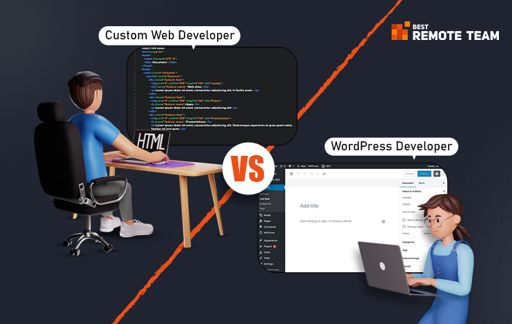 wordpress developers vs custom web developers
