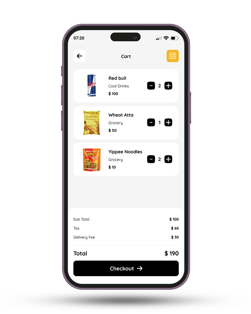 grocery app development services