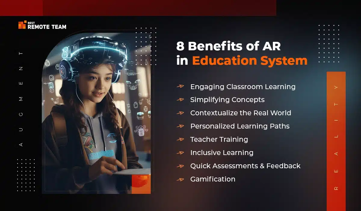 benefits of ar in education system
