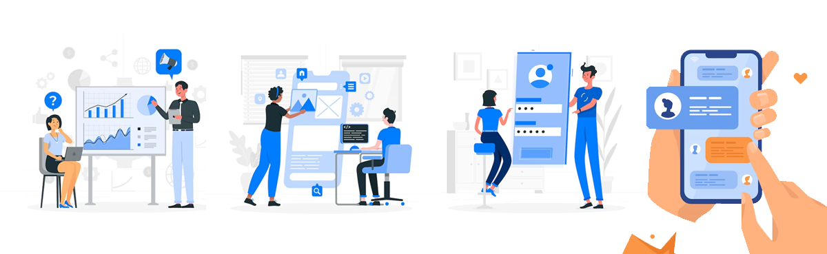 process of developing an app like splitwise