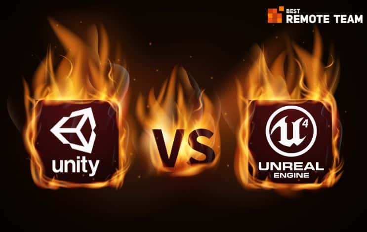 unity vs unreal game engine comparison 2024