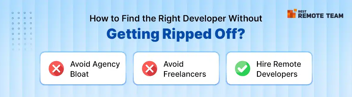 Tips for hiring the right developer without getting ripped off